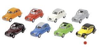 CITROËN 2CV CHARLESTON JAUNE 1/87