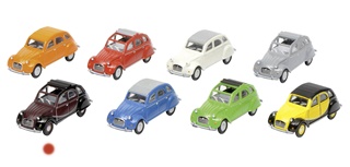 CITROËN 2CV CHARLESTON ROUGE 1/87
