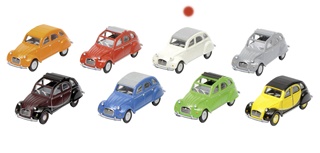 CITROËN 2CV GRIS CLAIR 1/87