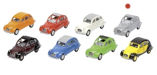 CITROËN 2CV GRIS FONCE 1/87