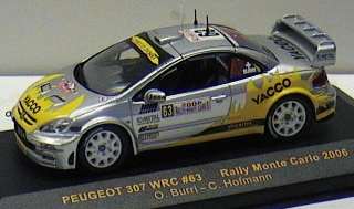 PEUGEOT 307 WRC MONTE CARLO 2006 1/43