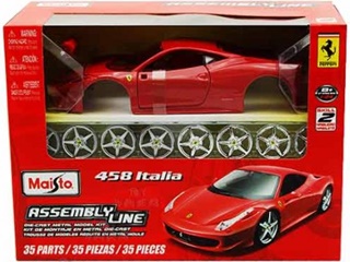 FERRARI 458 ITALIA 1/24 METAL A MONTER