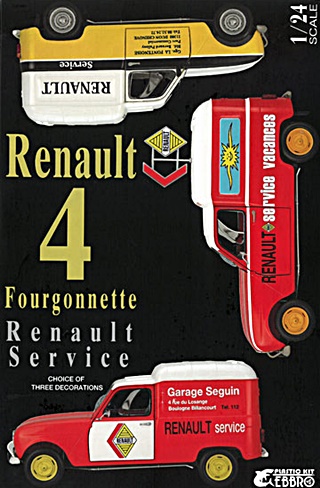 RENAULT 4L FOURGONNETTE SERVICE 1/24