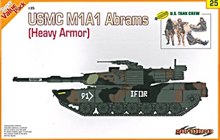 USA M1A1 ABRAMS ET FIGURINES 1/35