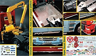 ACCESSOIRES ET DECALS CAMIONS 1/24