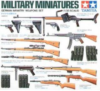 ALLEMAGNE SET D'ARMES 1/35