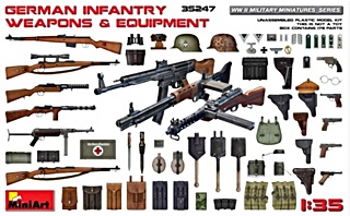 ALLEMAGNE ARMEMENT ET EQUIPEMENT WWII 1/35