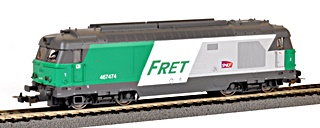 LOCO DIESEL BB67400 FRET SNCF HO