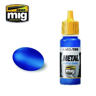 PEINTURE BLEU OGIVE METAL 196 17ml ACRYLIQUE