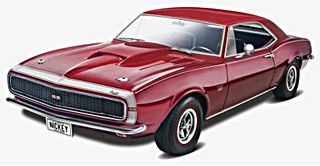 CHEVROLET CAMARO RS/SS 1967 1/25