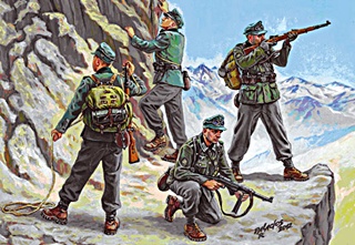 ALLEMAGNE CHASSEURS ALPINS 1/72