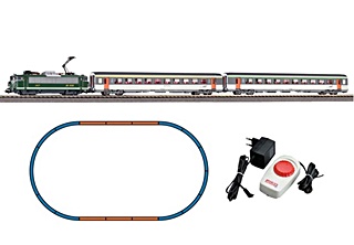 ANALOGIQUE BB 8500 SNCF ET 2 VOITURES HO