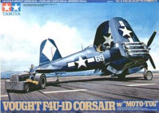 CORSAIR F4U 1D + TRACTEUR 1/48