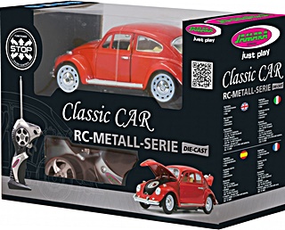 VOLKSWAGEN COCCINELLE METAL RC 1/18