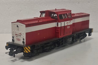 LOCO DIESEL CARGO 1151 CFL 3 VOIES 1/87