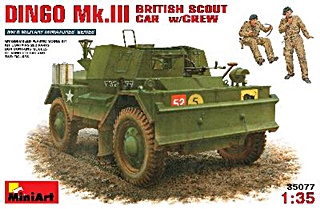 ANGLETERRE DINGO MK3 ET 2 SOLDATS 1/35