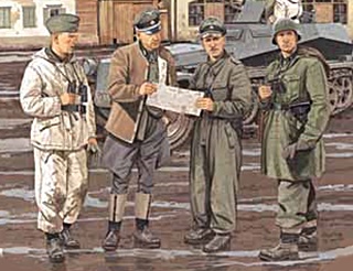 ALLEMAGNE ETAT MAJOR KHARKOV 1943 1/35