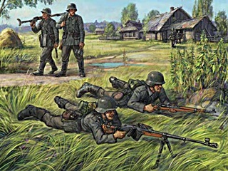 ALLEMAGNE ESCOUADE ANTI CHAR 1/72