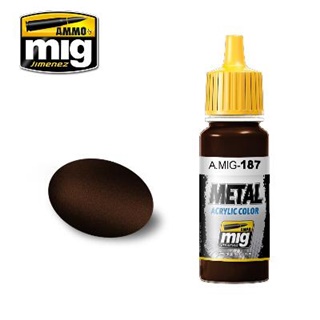 PEINTURE FER BRULE TUYERE METAL 187 17ml ACRYLIQUE