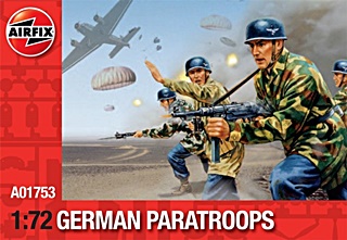 ALLEMAGNE PARACHUTISTES WW2 1/72