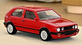 VOLKSWAGEN GOLF G60 ROUGE 1990 1/43