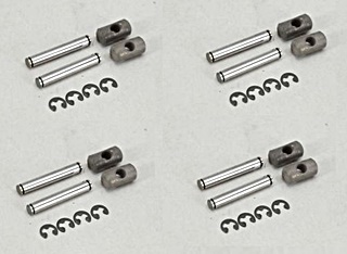 2 SACHETS CLIPS AMORTISSEURS GS009