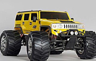 - MONSTER HUMMER H2 2WD RTR