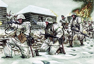 ALLEMAGNE INFANTERIE HIVER 1/72