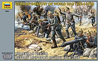 ALLEMAGNE INFANTERIE WWI 1/72