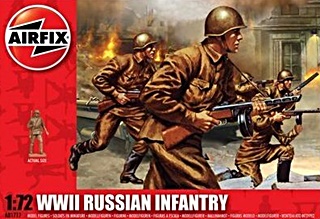 RUSSIE INFANTERIE WWII 1/72