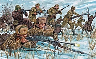 RUSSIE INFANTERIE HIVER 1/72