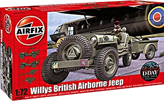 USA JEEP + REMORQUE ET CANON 1/72