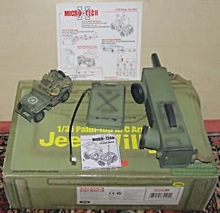 JEEP WILLYS + ACCESSOIRES RC 1/35