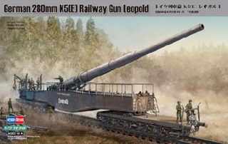 ALLEMAGNE CANON SUR RAIL 280MM LEOPOLD 1/72
