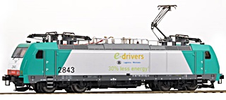 LOCO ELECTRIQUE 2843 E DRIVERS SNCB HO