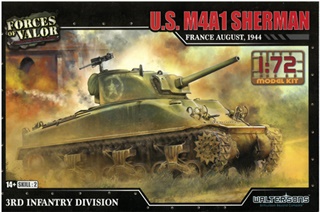 USA M4A1 SHERMAN FRANCE 1944 1/72