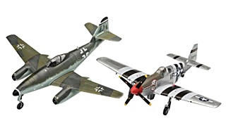 MESSERSCHMITT ME262 ET MUSTANG P51B 1/72