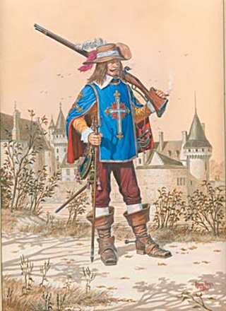 MOUSQUETAIRE FRANCAIS 1/16