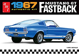 FORD MUSTANG GT FASTBACK 1967 1/25