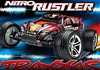 TRUGGY NITRO RUSTLER ROUGE 2WD