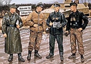 ALLEMAGNE UNITE DE COMBAT PEIPER ARDENNES 1944 1/35