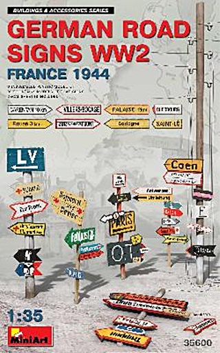 FRANCE PANNEAUX ROUTIERS 1944 1/35