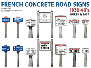 FRANCE PANNEAUX ROUTIERS BETON NORD EST 35674 1/35