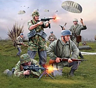 ALLEMAGNE PARACHUTISTES 1/72