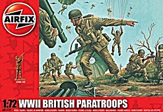 ANGLETERRE PARACHUTISTES WWII 1/72