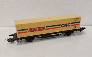 - WAGON PORTE CONTAINER SNCF 1/87