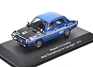 RENAULT 12 GORDINI RAID TRANSAFRICAIN 1971 1/43