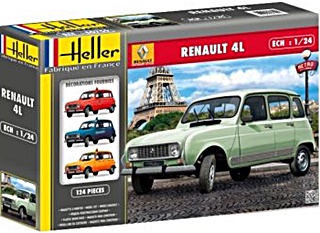 RENAULT 4 GTL 4 VERSIONS 1/24