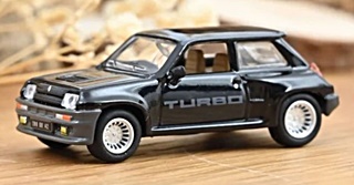 RENAULT 5 TURBO NOIRE 1980 1/87