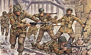 ANGLETERRE PARACHUTISTES RED DEVILS 1/72